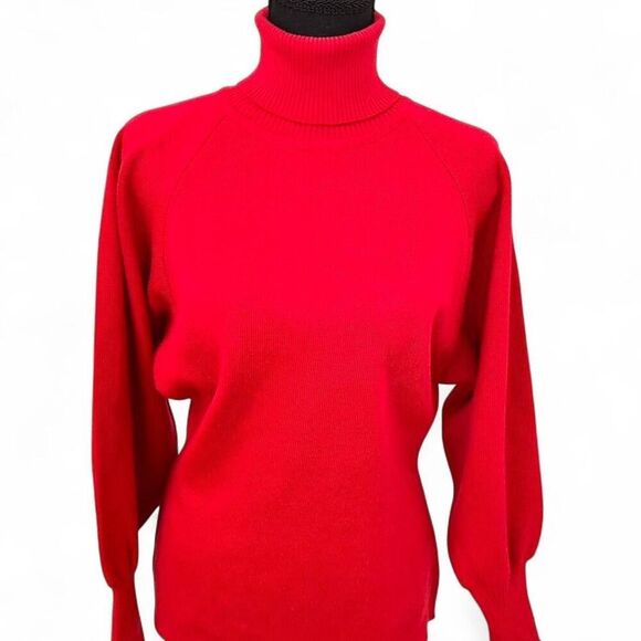 Unbranded Sweaters - Vintage 80s Women's Wool Ski Sweater One Size